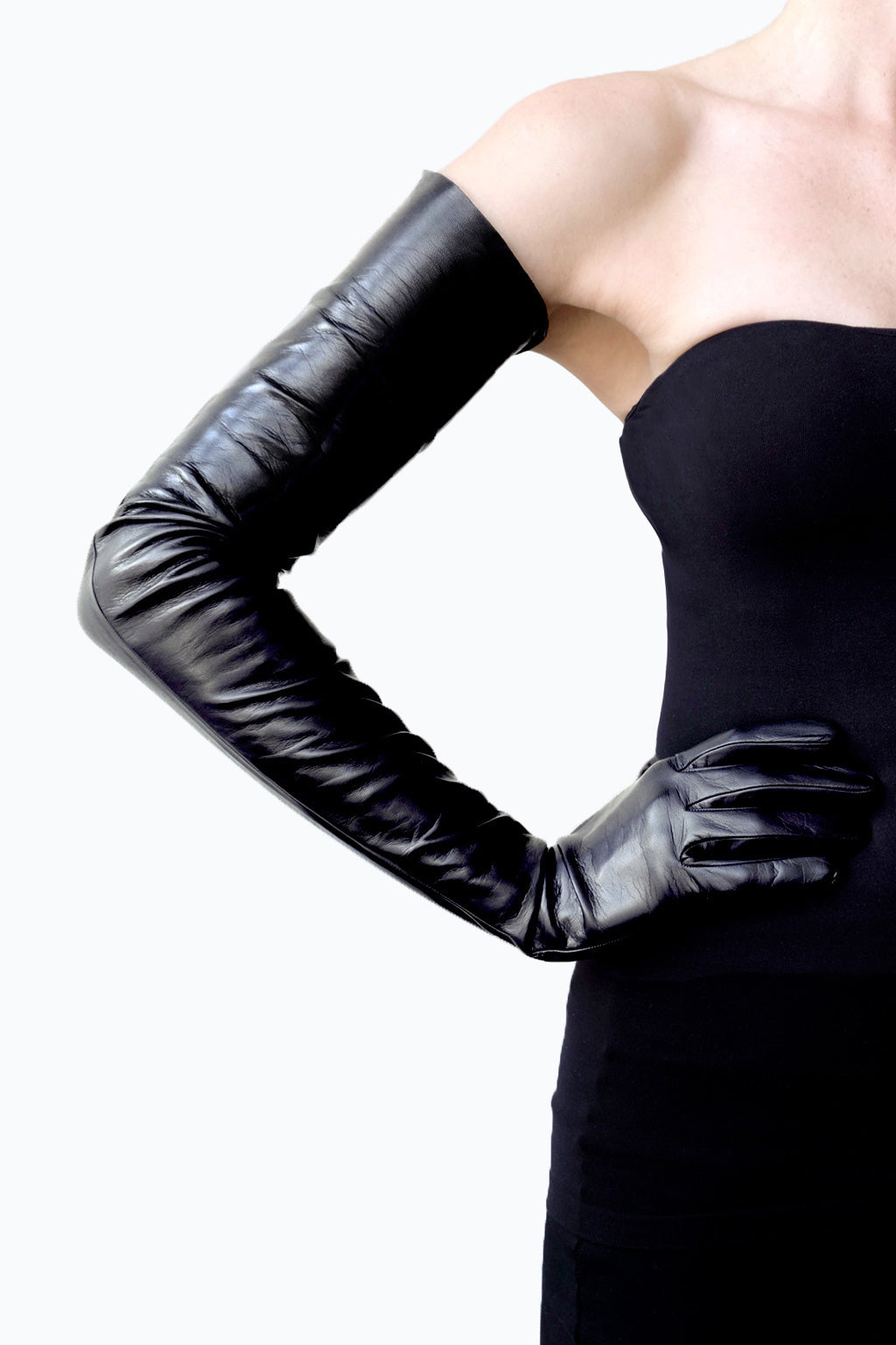 schulterlange handschuhe SIGNATURE SCHULTERHOHE LEDERHANDSCHUHE von INES – Ines Gloves
